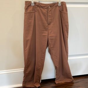Mountain Lake Size 12 Chocolate Capris